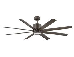 Hinkley Lighting 902466FMMLWD Vantage 66 Inch 8 Blade Ceiling Fan with Light Kit