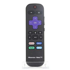 View Hisense RC-AL5 / HU-RCRUS-22W 2021 ROKU TV Remote Control | Voice | RF | Netflix | Disney + | Hulu | Sling - HURCRUS22W 360° photo gallery