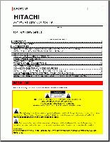HITACHI 27MM20BOM Operating Manuals