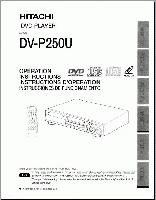 Hitachi DVP250U DVD Player Operating Manual