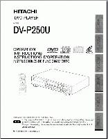 HITACHI DVP250UOM DVD Player Operating Manuals HITACHI DVP250UOM DVD Player Operating Manuals