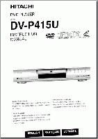 Hitachi DVP415Y DVD Player Operating Manual
