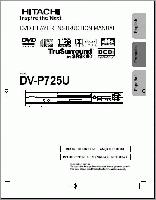 HITACHI DVP725UOM DVD Player Operating Manuals HITACHI DVP725UOM DVD Player Operating Manuals