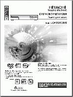 HITACHI DVRX5000UOM DVD Player Operating Manuals HITACHI DVRX5000UOM DVD Player Operating Manuals