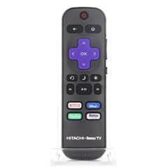 View Hitachi RC472 ROKU TV Remote Control 360° photo gallery