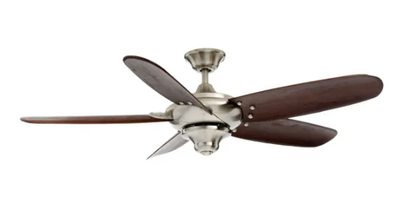 Home Decorators Collection Altura 56 INCH Indoor Brushed Nickel Ceiling Fan