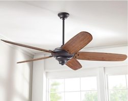 Home Decorators Collection Altura DC 68 Inch Indoor Matte Black Ceiling Fan