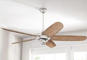 Home Decorators Collection Altura DC 68 Inch Indoor Polished Nickel Ceiling Fan