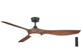 Home Decorators Collection Marlon 66 in. Integrated LED Indoor Natural Iron Ceiling Fan