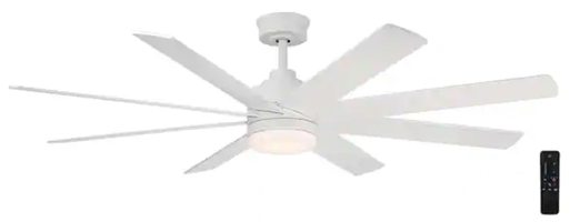 Home Decorators Collection Celene 62 in. Integrated LED Indoor/Outdoor Matte White Ceiling Fans Home Decorators Collection Celene 62 in. Integrated LED Indoor/Outdoor Matte White Ceiling Fans