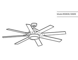 Honeywell 50608 Xerxes 62 IN Ceiling Fan