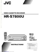 JVC HRS7800U Operating Manual