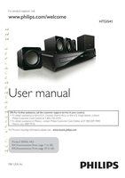 Philips HTS3541/F7 Blu-Ray & Home Theater System Operating Manual