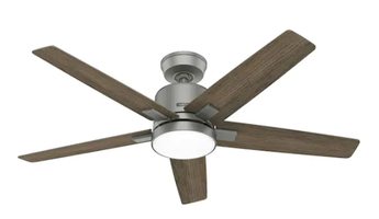 Hunter Acela 52 in. Integrated LED Indoor Matte Silver Ceiling Fan