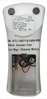 Hunter IN2TX29 27206 Ceiling Fan Remote Control