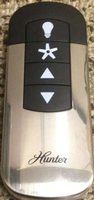 Hunter K6266-01 IN2TX49 Ceiling Fan Remote Control