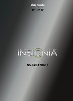 Insignia NS42E470A13 TV Operating Manual