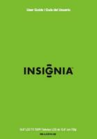 Insignia NSLCD1509 TV Operating Manual