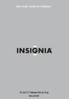 Insignia NSLCD19F TV Operating Manual