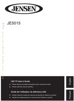 Jensen JE5015 TV/DVD Combo Operating Manual