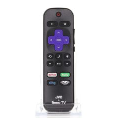 View JVC 101018E0037 Roku TV Remote Control | NETFLIX | Hulu | Sling | Boomerang - 101018E0037 360° photo gallery