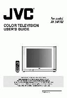 JVC AV24F702 TV Operating Manual
