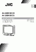 JVC AV28BK5ECB AV28BK5ECS TV Operating Manual