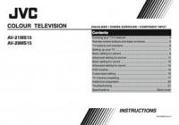JVC AV21MS15 AV29MS15 TV Operating Manual
