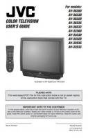 JVC AV-32320 AV-32S33 AV32330 TV Operating Manual