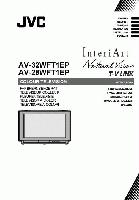 JVC AV28WFT1EP AV32WFT1EP TV Operating Manual