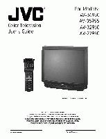 JVC AV36950OM TV Operating Manual