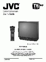 JVC AV-27980 AV-36980 TV Operating Manual