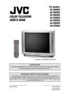 JVC AV27D503 AV32D203 AV32D303 TV Operating Manual