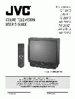 JVC AV20020 AV20021 AV27015 TV Operating Manual