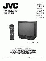 JVC C13910OM TV Operating Manual