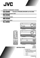 JVC CAEX90 MEEX90 RXEX90 Audio System Operating Manual