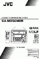 JVC CAMXS6MDROM Audio System Operating Manuals JVC CAMXS6MDROM Audio System Operating Manuals