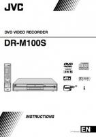 JVC DRM100S Audio System Operating Manual