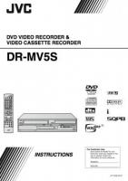 JVC DRMV5S DRMV5SU DRMV5SUS3 DVD/VCR Combo Player Operating Manual