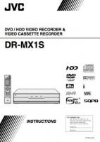 JVC DRMX1S DRMX1SUS DVD/VCR Combo Player Operating Manual