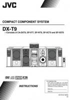 JVC CADXT9 DXT9 SPWT9 Audio System Operating Manual