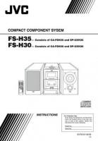 JVC CAFSH30 CAFSH35 FSH30 Audio System Operating Manual