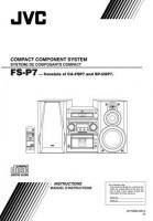 JVC FSP7 Audio System Operating Manual
