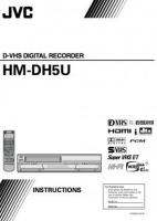 JVC HMDH5US TV/VCR Combo Operating Manual