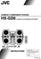 JVC HXGD8 HXGD8J Audio System Operating Manual