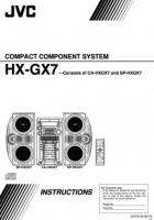 JVC HXGX7J Audio System Operating Manual