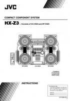 JVC CAHXZ3 HXZ3 SPHXZ3 Audio System Operating Manual