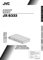 JVC JXS333 Monitor Operating Manual