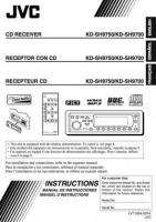 JVC KDSH9700J KDSH9750J Audio System Operating Manual