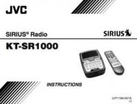 JVC KTSR1000 Car Audio System Operating Manual